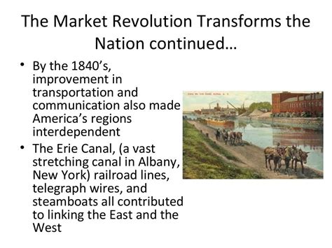 The Market Revolution