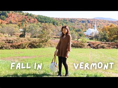 Fall In Vermont Gondola Skyride Stowe Community Church B J Factory