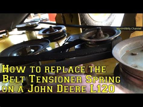 How To Replace The Belt Tensioner Spring On A John Deere L Automatic