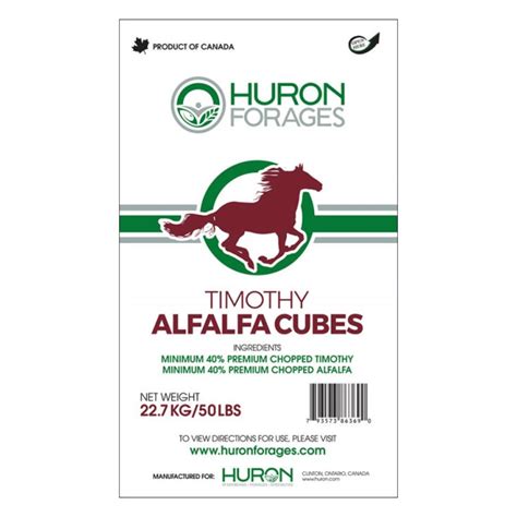 Huron Forages Timothy Alfalfa Cubes Ritchie Feed And Seed Inc