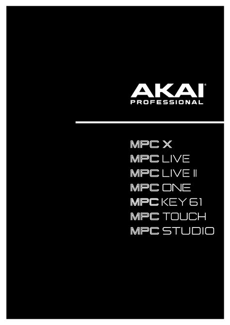 Akai Mpc One Manual