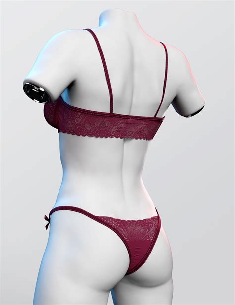 X Fashion Cottom Lingerie For Genesis Daz D
