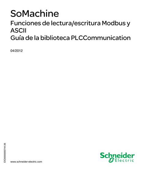 Pdf Somachine Funciones De Lectura Escritura Modbus Y Car Cter