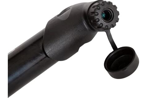 Ручной насос STG GP-77P, Schrader/Presta, HV/HP, пластик, черный ...