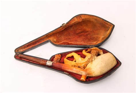 Sold Price Meerschaum Pipe With Erotic Carved Nude Antique Invalid Date Edt
