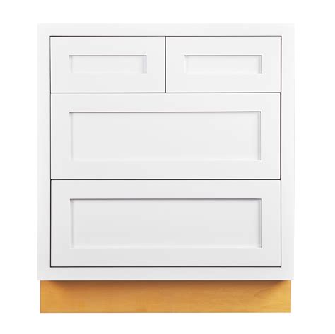 Inset White Shaker Drawer Base Cabinet 30 Blue Lane Cabinety