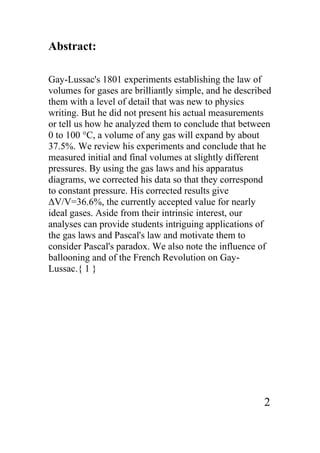 GAY LUSSAC LAW DOCX