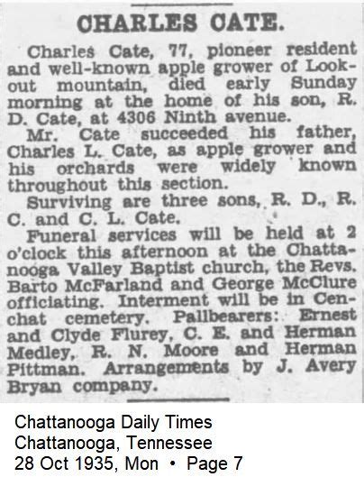 Charles Aden Cate Find A Grave Memorial