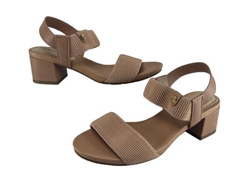 Sandalia Modare Nude Elastico Canelado Op O Store Online