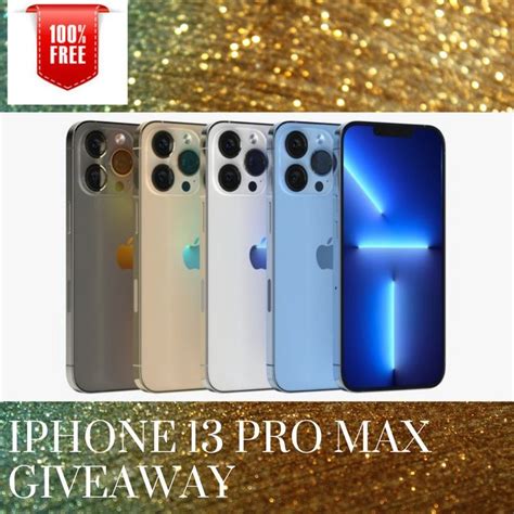 iPhone 13 Pro Max Giveaway