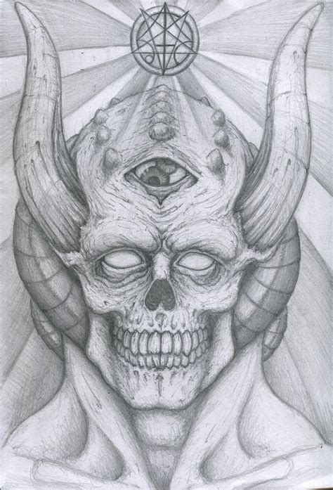 demon sketch  cthullhu  deviantart
