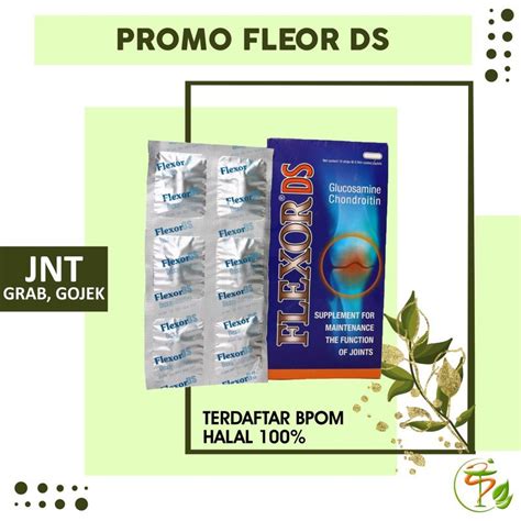 jual flexor ds strip isi  kaplet suplemen  sendi shopee indonesia