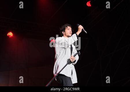 Italian Singer Alberto Cotta Ramusino Alias Tananai Performs In