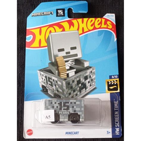 Jual Hot Wheels Minecart Hw Screen Time Minecraft Years Grey Shopee Indonesia