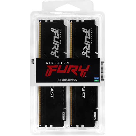 Комплект модулей памяти Kingston Fury Beast, KF556C40BBK2-64, DDR5, 64 ...