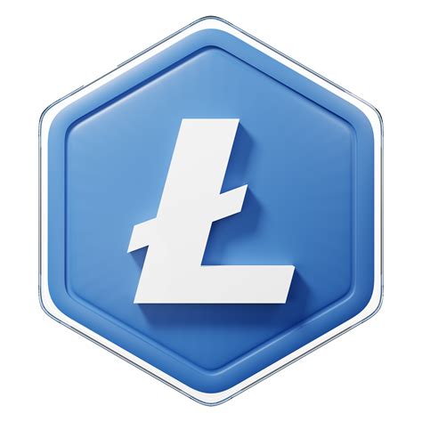 Litecoin LTC Badge Crypto 3D Rendering 11307286 PNG