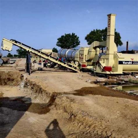 Industrial Hot Mix Plant At INR In Mehsana Varahi Road Equipments