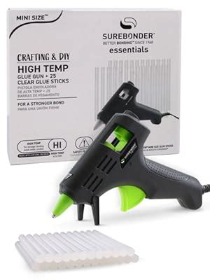 Amazon Hot Glue Gun Surebonder Mini Size W High Temperature Glue Gun Kit With Glue