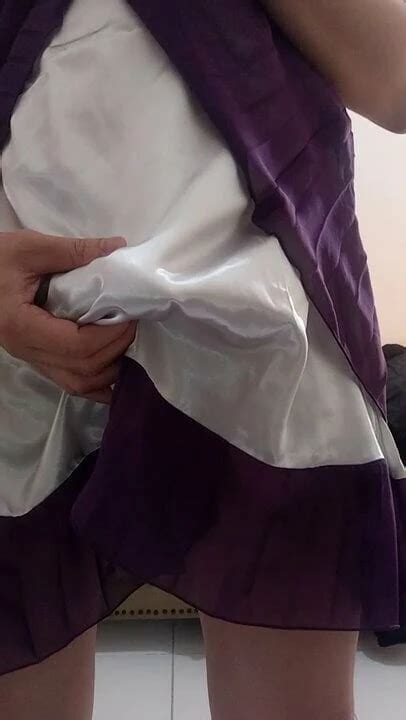 Satin Chiffon Dress Get Pissing And Cum Rag Gay Amateur Porn Feat Naomisinka Xhamster