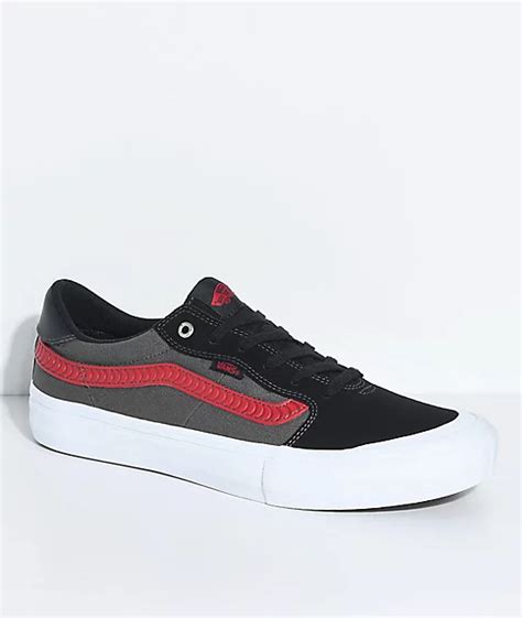 Vans X Spitfire Style 112 Pro Black And Red Skate Shoes Zumiez