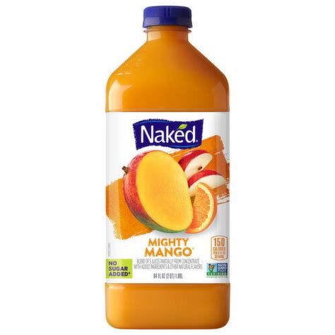Naked No Sugar Added Mighty Mango Juice Smart Final