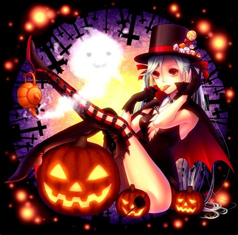 40 Halloween Anime Girls Wallpapers WallpaperSafari