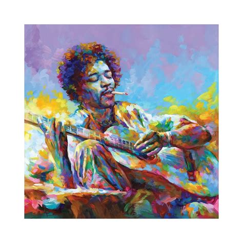 Jimi Hendrix Acrylic Painting