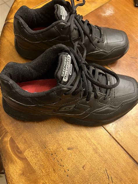 Skechers Work Relaxed Fit Memory Foam Men's Sneakers … - Gem