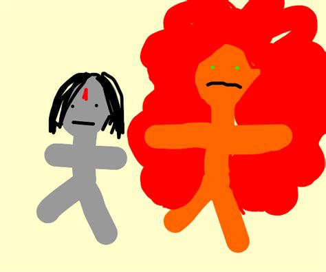 Raven And Starfire DC Butt Naked Drawception