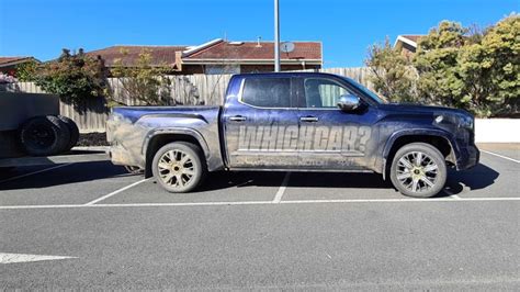 Toyota Tundra For Australia Non Hybrid Model Spied Testing