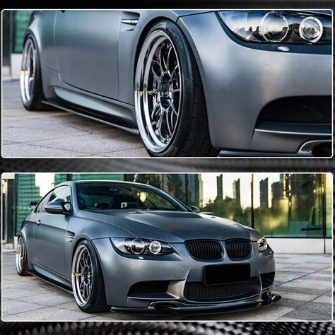Bmw E92 E93 M3 Carbon Fiber Side Skirts Extension Lip Exterior Mods