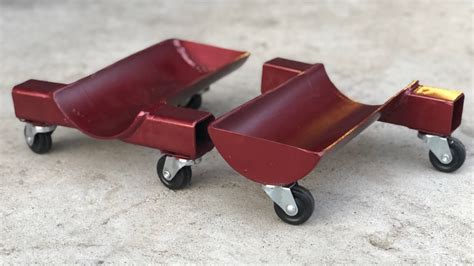 Самодельные подколенники на колесах для ремонта авто