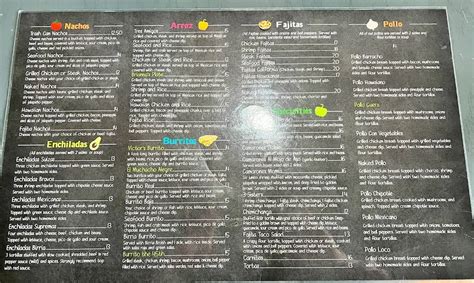 Menu At Mr Naked Taco Homemade Ice Cream Restaurant Huntsville