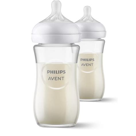 Philips Avent Glas Babyfles Natural Response 2 Stuks 240ml