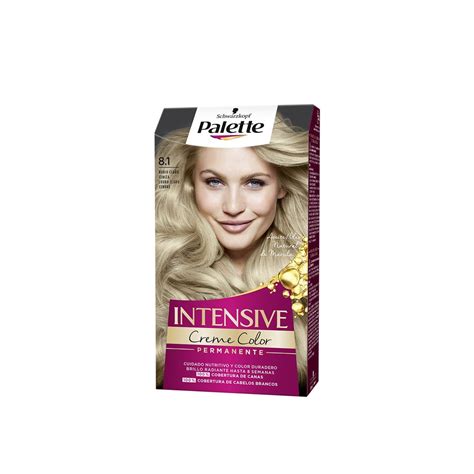 Buy Schwarzkopf Palette Intensive Creme Color Permanent Hair Dye Ashy Light Blonde Saudi