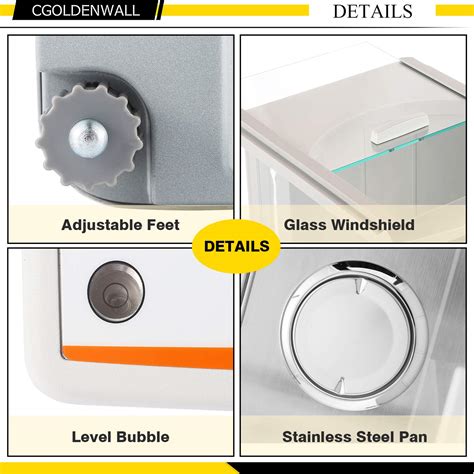 Cgoldenwall Mg Balanza Anal Tica De Alta Precisi N Oz Balanza De Laboratorio Digital