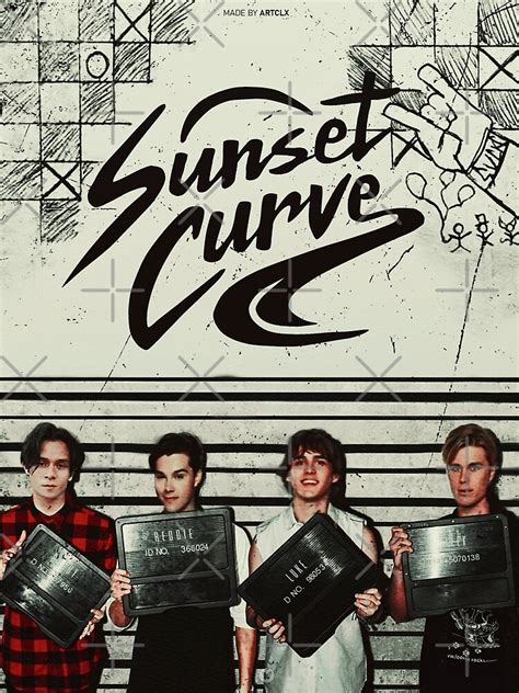 Sunset Curve 2 Poster For Sale By Artclx Redbubble