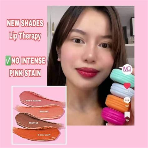 MQ Cosmetics New Lip Therapy Shade Of NUDE COLLECTION NO BRIGHT PINK