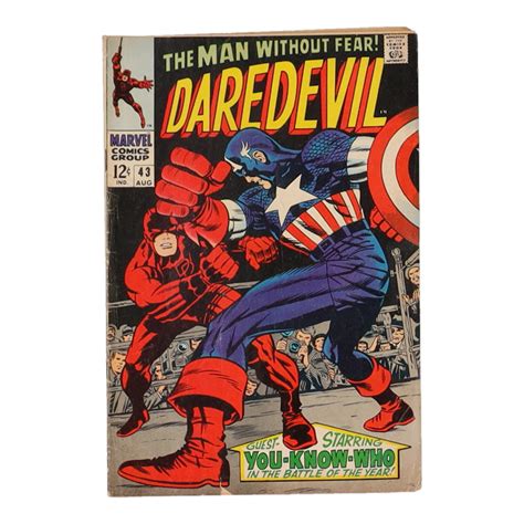 1968 Daredevil Issue 43 Marvel Comic Book Pristine Auction