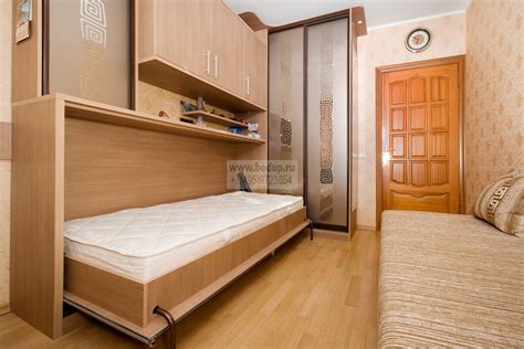 Подъемная кровать, откидные, складные кровати, встроенные в шкаф-купе ...