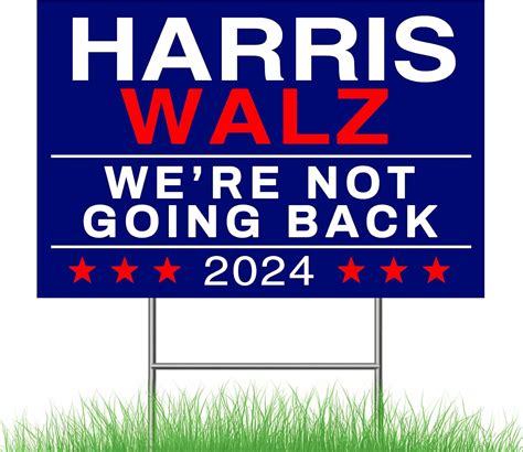 Harris Waltz Yard Sign Kamala Harris Walz 2024 Yard Sign Harris Tim