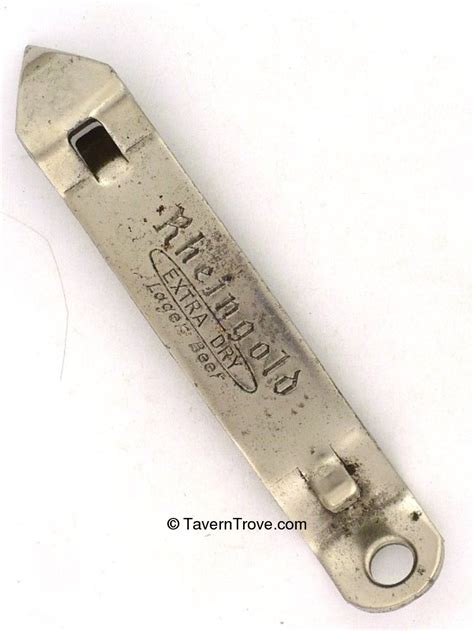 Item 63085 1962 Rheingold Extra Dry Lager Beer Bottlecan Opener