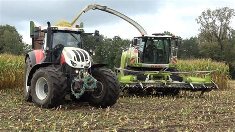 Mais Hakselen Door Loonbedrijf H Van Haarst Met Claas Jaguar