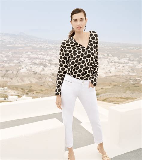 Give Your Summer Wardrobe An Update With Statement Spots Wallis Monochrome Spot Wrap Top