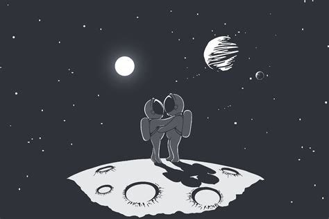 Space Love Pre Designed Illustrator Graphics Creative Market
