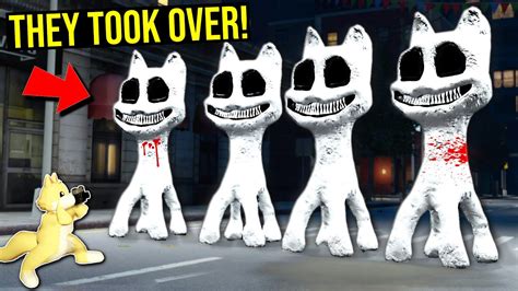 Horde Of White Cartoon Cat In City Gmod Nextbot Youtube