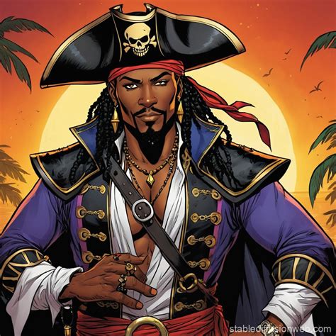 Gay Black Pirate Warlock Character Prompts Stable Diffusion Online