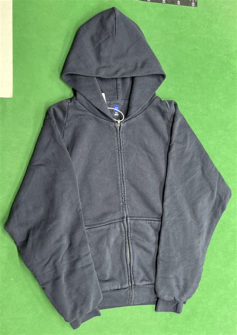 Unreleased Yeezy X Gap Zip Up Hoodie In Navy Rthroughthewire