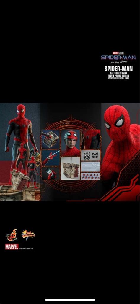 Hottoys Mms Battling Version Spider Man Spiderman Hot Toys Carousell