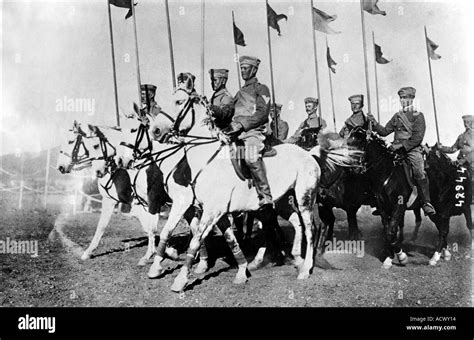 Wwi German Cavalry In German East African During World War One Stock